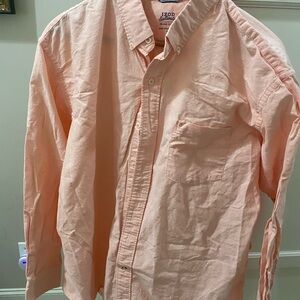 IZOD Men's Peach Button-Down Shirt